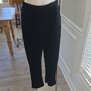 White Stag Black Straight Leg Pants Feels Like Velour